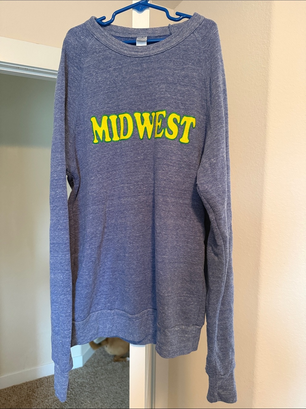 Alternative Heathered Light Blue Crewneck